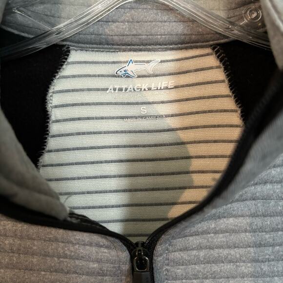 Greg Norman Attack Life Half Zip Mock Neck Golf Shirt - Picture 4 of 6